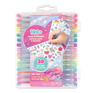 Make It Real Glimmer & Glow 30 Gel Pen Set - FK72007