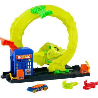 Hot Wheels City- Πίστες Με Θηρια Snake Spiral Attack City - JBM63
