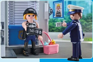 Playmobil Action Heroes Starter Pack Δωμάτιο Εξακρίβωσης Στοιχείων Συλληφθέντων - 71733