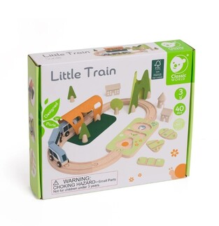 Classic World Little Train - Ξύλινο Τρενάκι - C50618