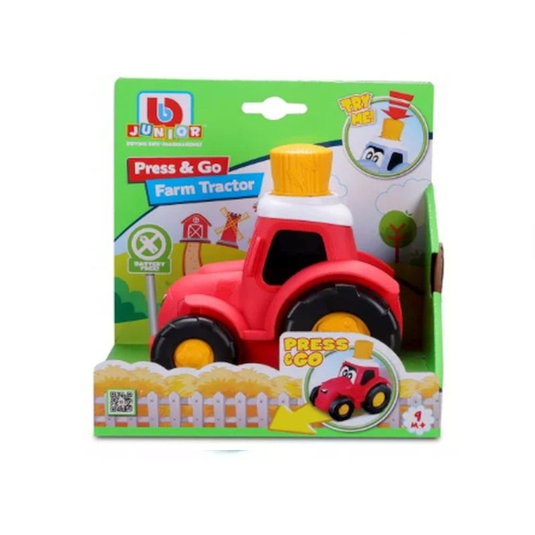 Bburago Jr. Press and Go - Τρακτέρ - 16/89026