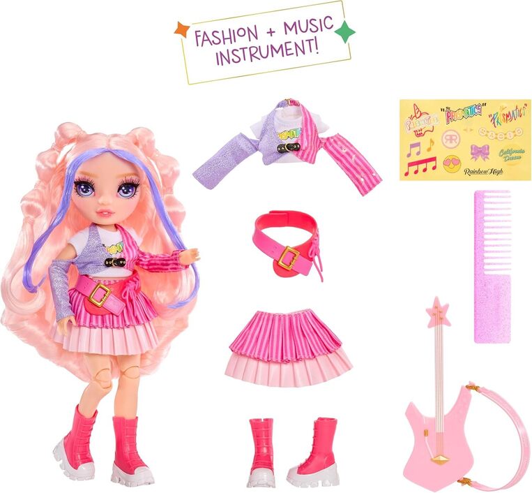 Rainbow High Jr High Rock Band - Bella - 565659EUC
