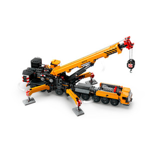 Yellow Mobile Construction Crane 