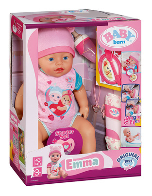 Baby Born Emma Διαδραστική Κούκλα Με Αξεσουάρ 43Cm - 834800-116724