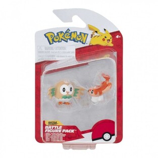 Pokemon Σετ με 2 Φιγούρες Μάχης Tatsugiri & Rowlet - PKW4052