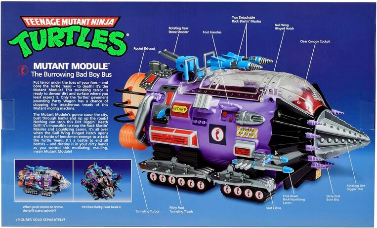 Teenage Mutant Ninja Turtles Vehicle Mutant Module 25 cm - BOTI40188