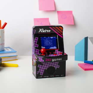 Retro Mini Arcade Machine 240 Games - 117001