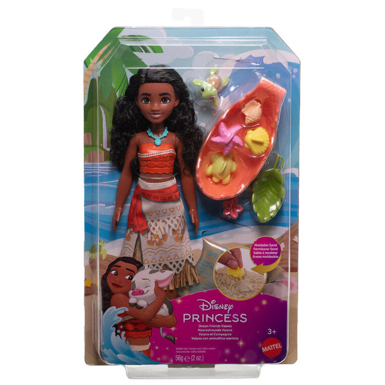 Disney Princess Κούκλα - Βαιάνα Και Ζωάκι - JFT12