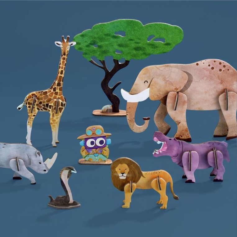 Mier Edu Μαγνητικό Puzzle All About Animals - GRAF00110