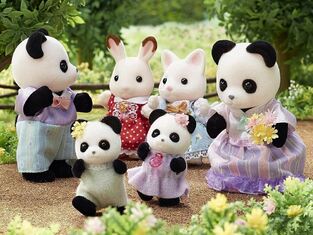 Sylvanian Families Pookie Panda Family - SF5529