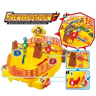 Super Mario Fire Mario Stadium - Το Γήπεδο Της Φωτιάς - SM7388