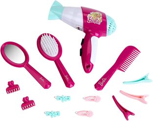 Barbie Hair Dressing Set With Hair Dryer & Accessories - KL5790