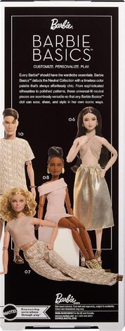 Barbie Signature Basics Model Collector Fashion Doll 06 With Blonde Hair - JJX26