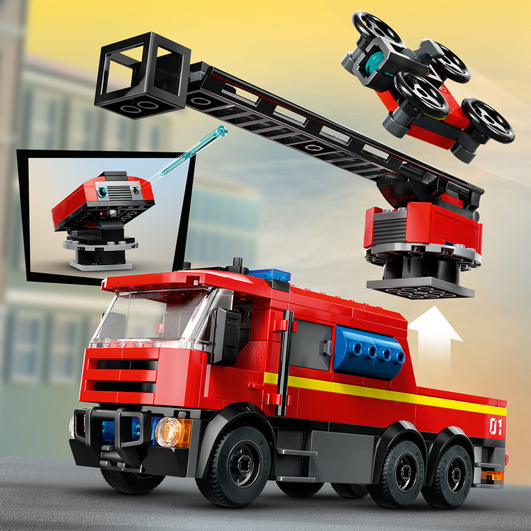 Lego City Fire Station With Fire Truck - 60414