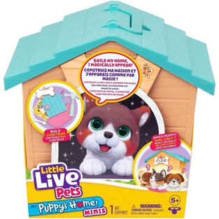 Little Live Pets My Puppy’s Home Mini Playset – Γαλάζιο Σπιτάκι Mε Κουταβάκι Έκπληξη - LLP26616