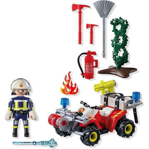 Playmobil Action Heroes Πυροσβέστης Με Γουρούνα - 71825