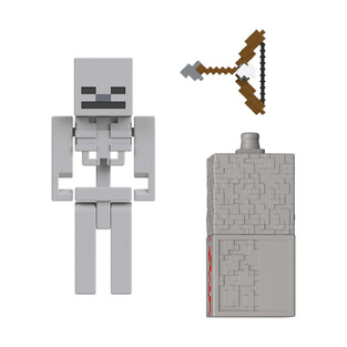Minecraft: Redstone Charged - Skeleton 8cm Figure - JJR93