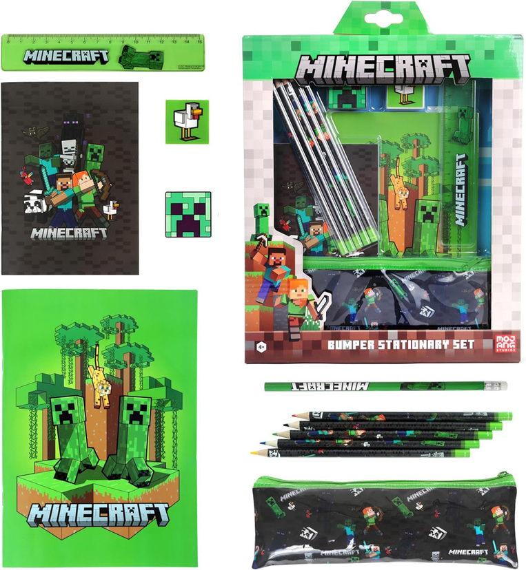 Graffiti Σετ Γραφικής Ύλης Σε Κουτί Δώρου Minecraft - 248151