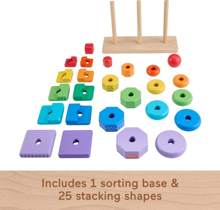 Fisher-Price Ξύλινες Πυραμίδες - HXT76