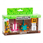 Minecraft 3 Toppeez 3D Figures 6cm in Window Box - Διάφορα Σχέδια - MNC10000