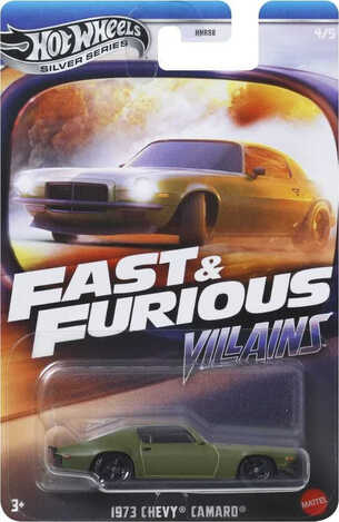 Hot Wheels Silver Series: Fast & Furious Villains - 1973 Chevy Camaro - JBY37