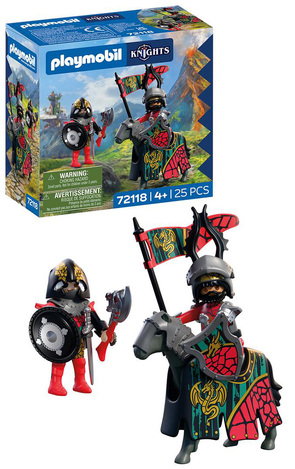 Playmobil Knights Αρχηγός Ιπποτών Δράκων και Πολεμιστής - 72118