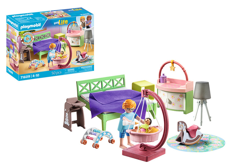 Playmobil My Life Μοντέρνο Υπνοδωμάτιο Με Κούνια - 71609