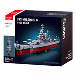 Sluban - Model brick Battleship USS Missouri 1/350 Set - M38-B1291