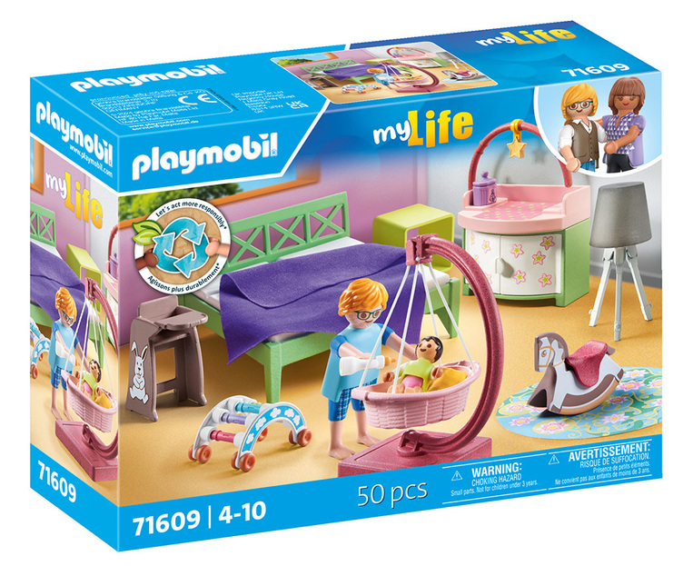 Playmobil My Life Μοντέρνο Υπνοδωμάτιο Με Κούνια - 71609