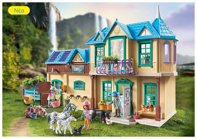 Playmobil Horses Of Waterfall Μεγάλο Ράντσο - 71351