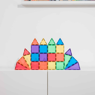 Connetix Rainbow Mini Pack Μαγνητικά Τουβλάκια Κατασκευών 24τμχ - CT-R-00024-MI