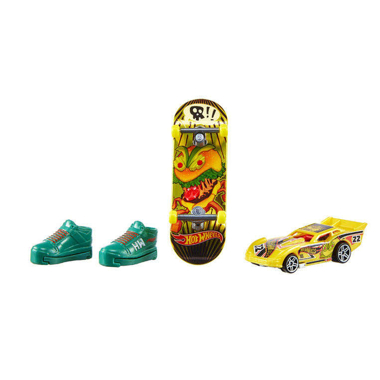 Hot Wheels Skate, Παπούτσια & Αυτοκινητάκι Ferocious Foods & Maximum Leeway - HGT78