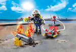 Playmobil Action Heroes Πυροσβέστης Με Αντλία Νερού - 71826