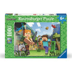 Ravensburger Puzzle: Minecraft - Steve and Alex 100XXLpcs - 12004176