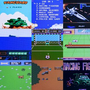 Retro Mini Arcade Machine 240 Games - 117001