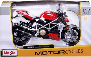  Maisto 1:12 Scale Ducati Mod Streetfighter S Model Motorbike - 48/11024