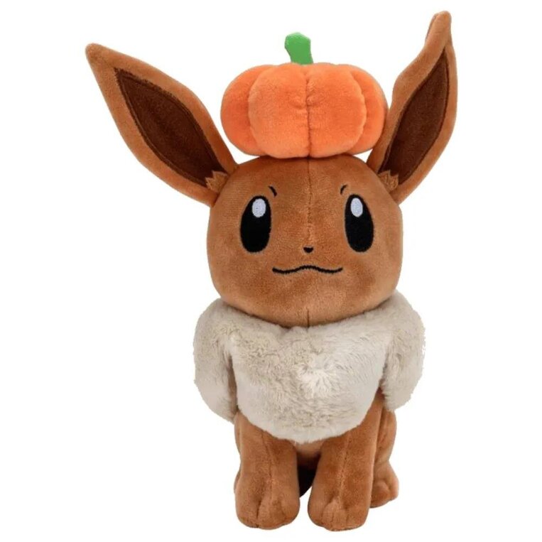 Pokemon Halloween - Eevee With Pumpkin Accy Λούτρινο 20cm - PKW0198