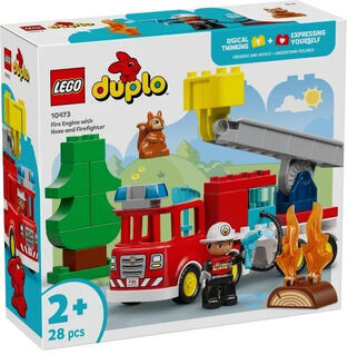 LEGO Duplo Fire Truck With Hose And Firefighter - 10473