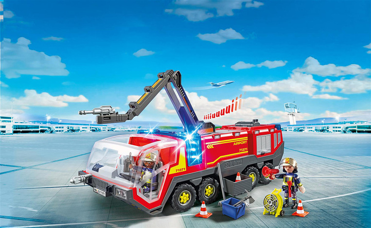 Playmobil City Action Πυροσβεστικό Όχημα Με Φώτα, Ήχο Και Κανόνι - 71371
