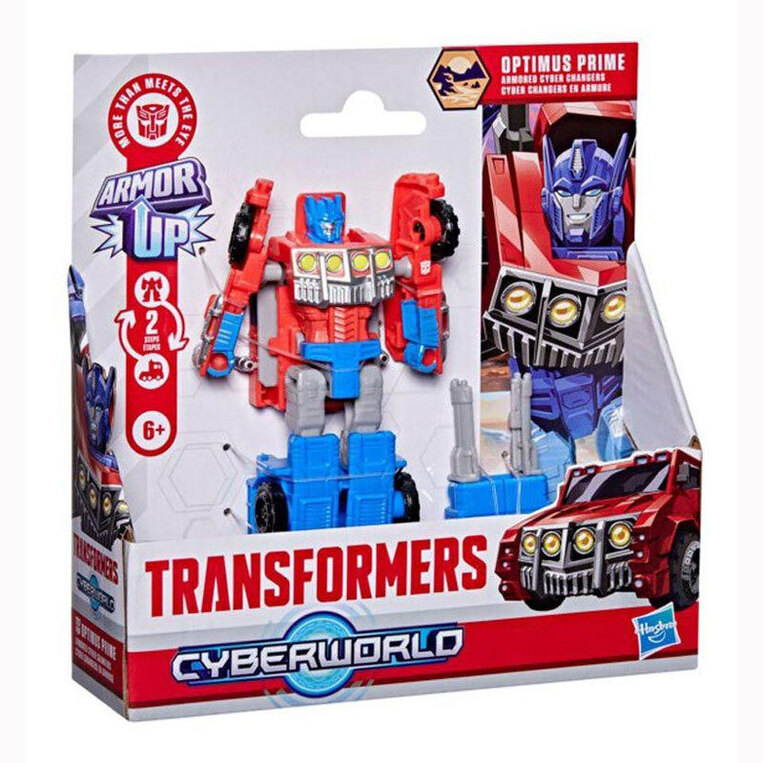 Transformers Cyberworld Armored Cyber Changers - Optimus Prime 10cm - G1054