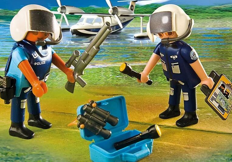 Playmobil City Action Αστυνομικό Υδροπλάνο - 4445
