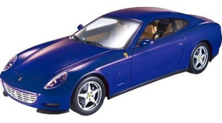 Hot Wheels Elite Ferrari Scaglietti 612 Blue 1:43 - V8376