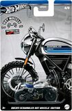 Hot Wheels Ducati Scrambler Silver Motorcycle Club - HRR93