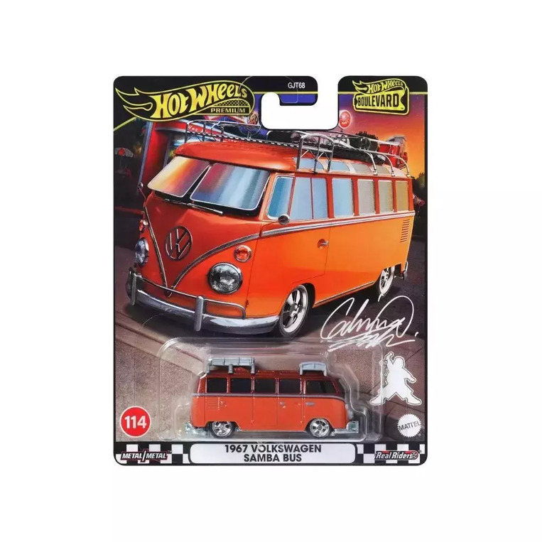 Hot Wheels Premium Boulevard 1967 Volkswagen Samba Bus - HRT62