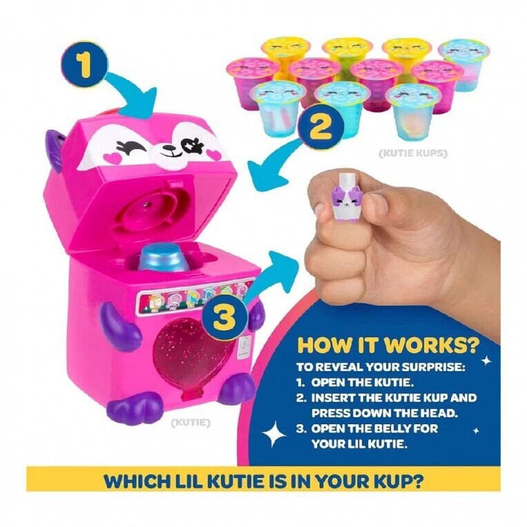 Kutie Kups Deluxe Συσκευή Kutie 10εκ. με 12 Κάψουλες - KKUP0003