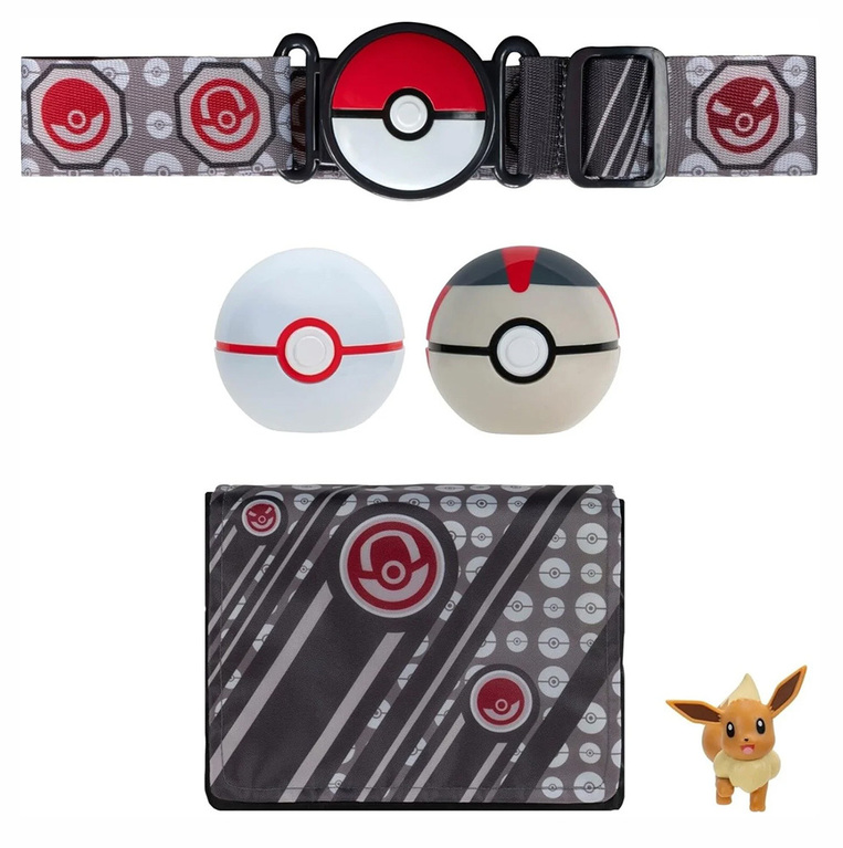 Pokemon - Clip 'N' Go Bandolier Set Με Φιγούρα Eevee  - PKW3157