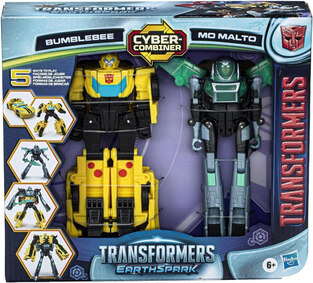 Transformers EarthSpark Cyber-Combiner Set Bumblebee & Mo Malto - F8439