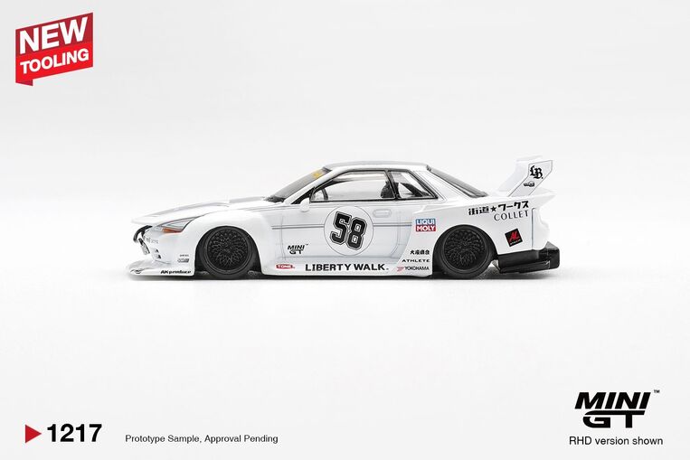 Mini GT Blister Nissan Skyline GT-R (R32) Kaido Works TAS 2025 - MGT01217BL