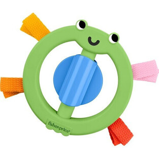 Fisher-Price Κουδουνίστρες Ζωάκια - Πράσινο Βατραχάκι - JKW55