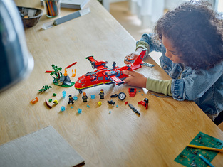 Lego City Fire Rescue Plane - 60413